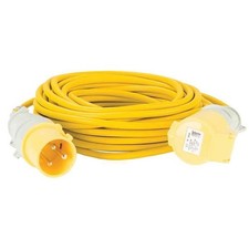Defender 110v 32amp Site Extension Lead 14m Yellow – Model E85235 – New