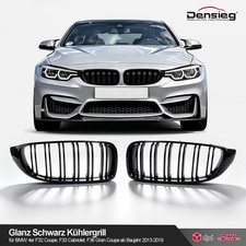 Densieg F32 Grill Doppelsteg Schwarz Hochglanz f�r bmw 4er F32 F33 F83 F82 13-19