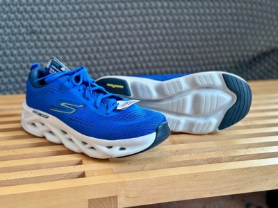 Skechers Go Run Glide Step Max Blue Sneakers Mens Size 9.5 Max Cushion Running