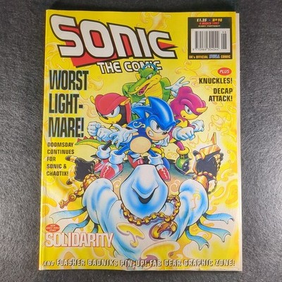 UK Fleetway Sonic the Comic #98 Low Grade - Doomsday Pt 2 - We Combine Shipping!