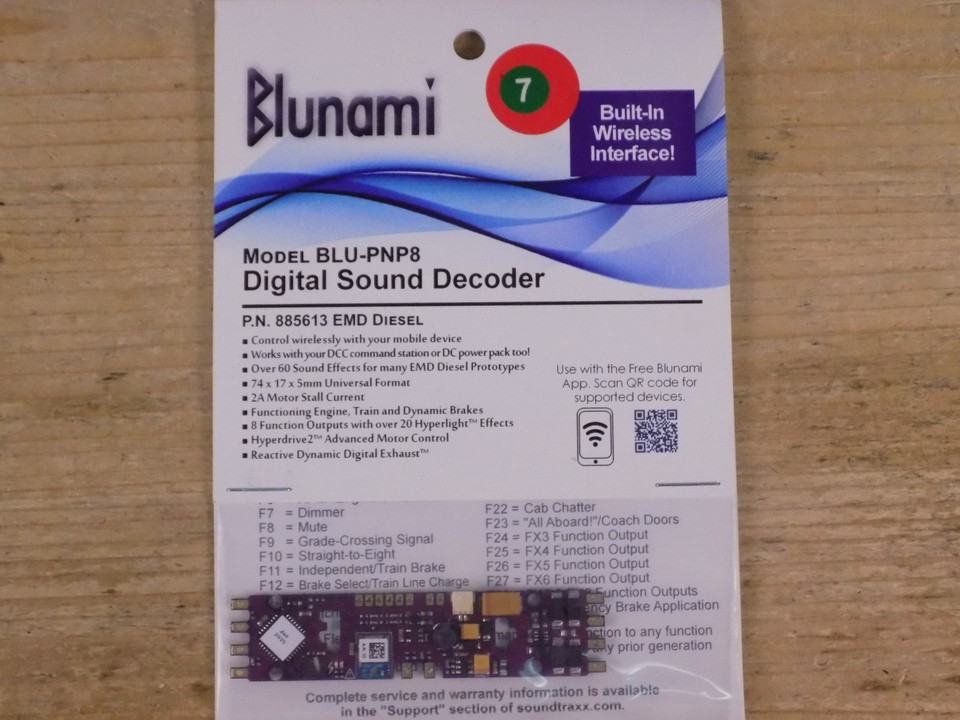 Soundtraxx Blunami EMD Diesel BLU-PNP8 - New in Package Lot #G7 | eBay