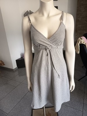 QS by s.Oliver Träger Kleid Sommerkleid Gr.S  36 grau