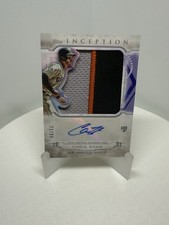 2019 Topps Inception Chris Shaw Jumbo Patch Auto /99 RC