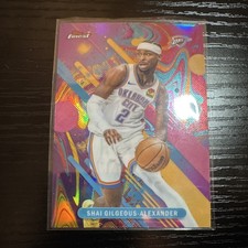 Topps Finest 2024-25 Shai Gilgeous-Alexander Thunder Common Oil Spill 
