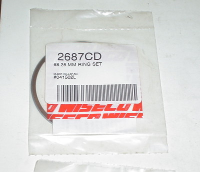 WISECO 2687CD CD PISTON RING RINGS SET 68.25mm CD2687