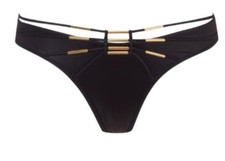 Image of Agent Provocateur Harley Bikini Brief Black Size AP4 UK 12 Large BNWT