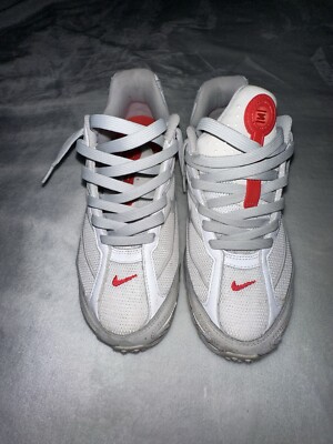 Size 8.5 - Nike Supreme x Shox Ride 2 White | eBay