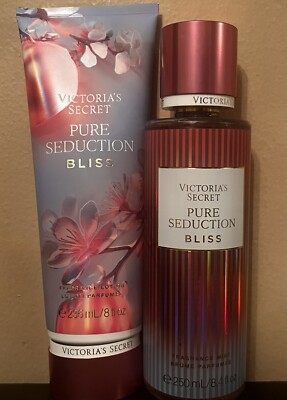 Victoria's Secret Pure Seduction Bliss Fragrance Lotion and Mist 2 Set