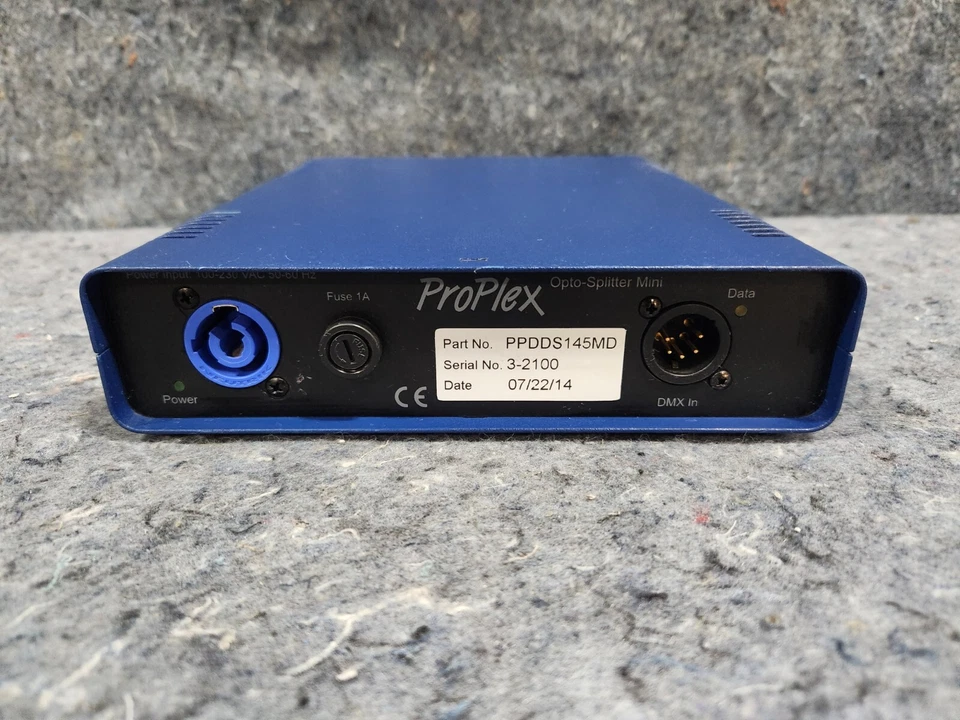 TMB ProPlex DMX512 Opto-Splitter MINI 1x5 (1x 5-Pin XLR In, 5x Out) PPDDS145MD - Image 3 of 4