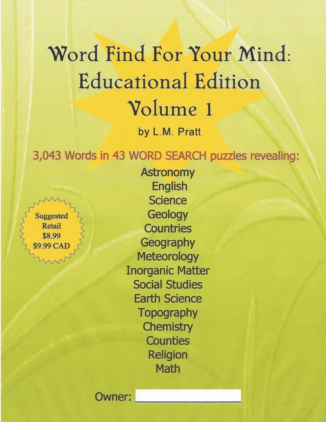 L M Pratt Word Find For Your Mind Taschenbuch Englisch 2015 L M Pratt Word Find For Your Mind Taschenbuch Englisch 2015