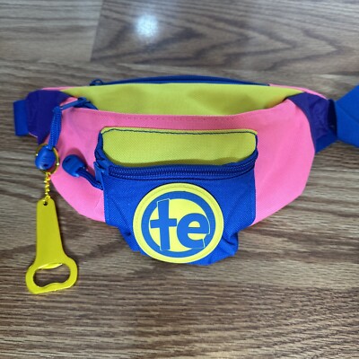 Tipsy Elves Neon Retro Fanny Pack Waist Bags with Adjustable