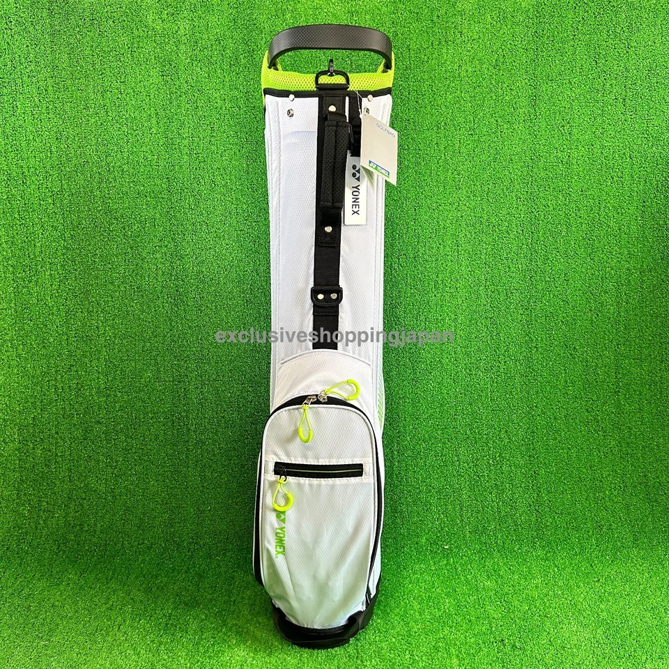 Yonex Golf Carry Bag 8.5 x 46" 1.6kg Lightweight Compact White Green 2023 New - Image 4 of 4