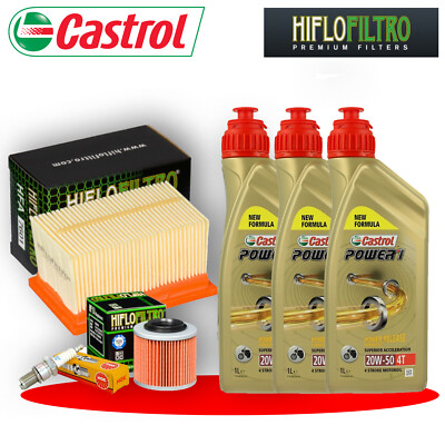 KIT/Inspektion BMW Castrol 20W50 Ölfilter Luft Kerze X BMW F G 650 GS Dakar