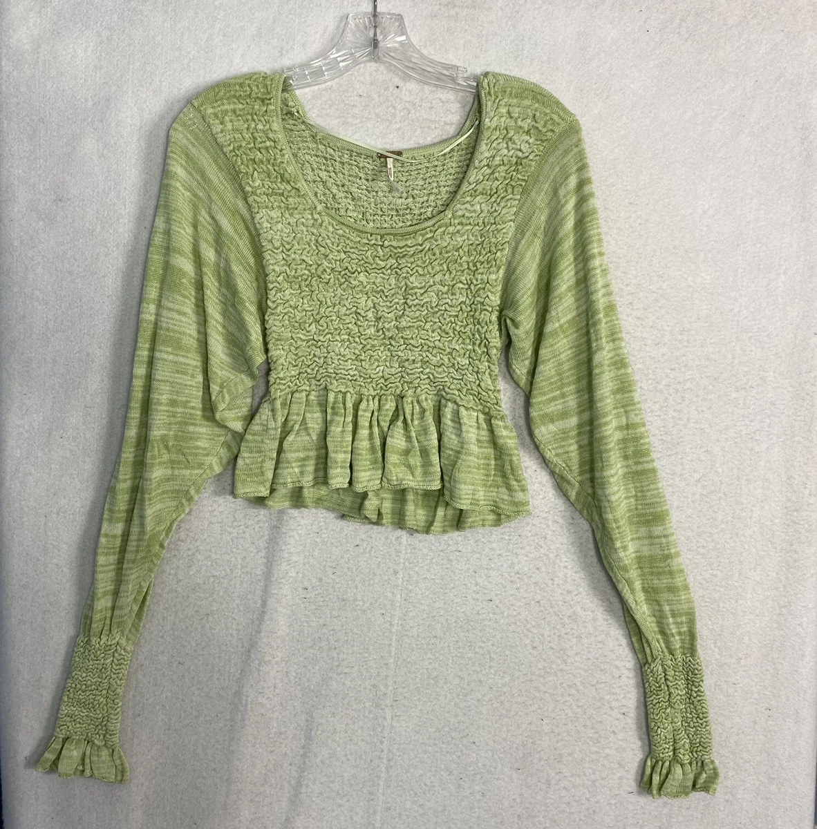 Free people deals mint sweater