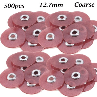 500PCS Dental Sof-Lex Discs Composite Finishing Polishing Discs 12.7mm Coarse 