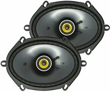 Kicker CSC684, CS Series 6x8" 2 Way Coaxial Car Speakers  (46CSC684)