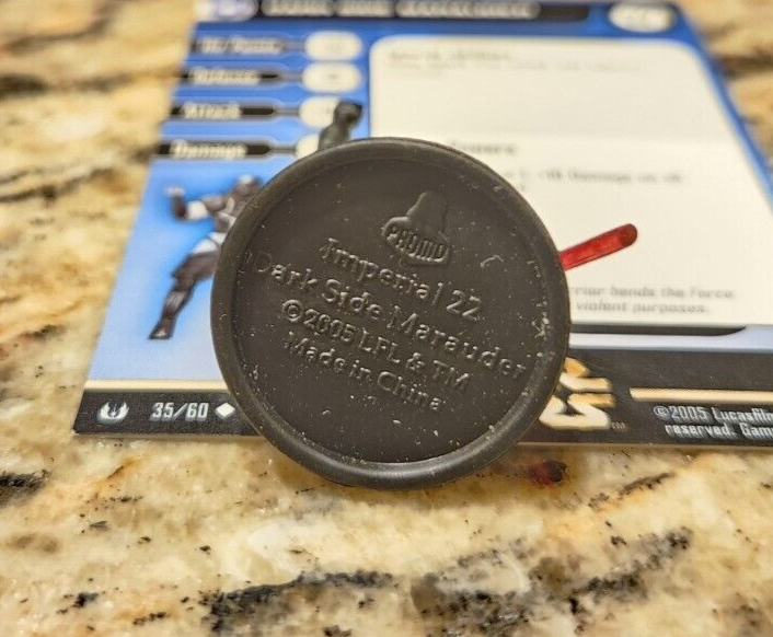 Star Wars Minis WOTC The Dark Times A’Sharad Hett w/card Very Rare
