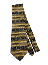 Stafford Executive 100 Silk Tie Men's Navy Blue Paisley Necktie