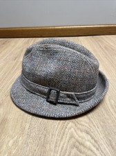 VTG Pendleton Wool Plaid Fedora Hat - Size 7 1/8 - Made in USA