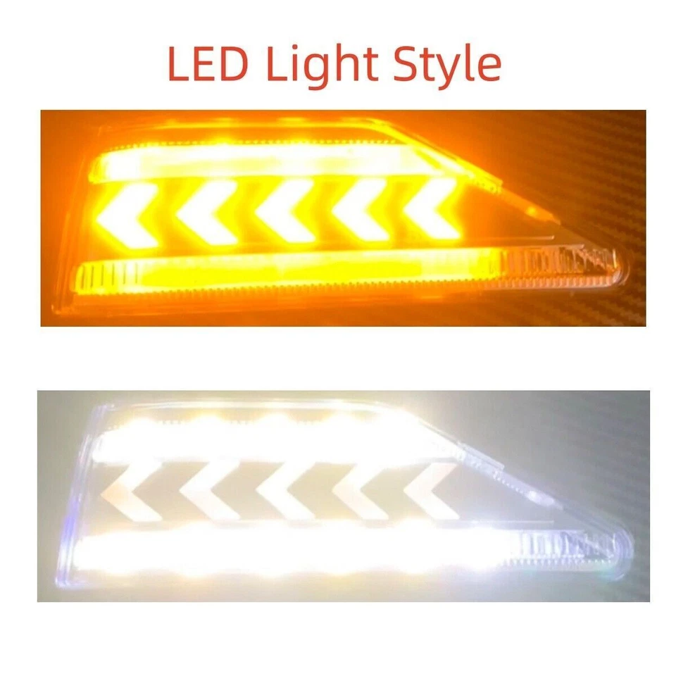 Black Carbon Side Led Light Mirror Cover Molding Trims For 1998-2003 LEXUS RX300 - Изображение 2 из 4