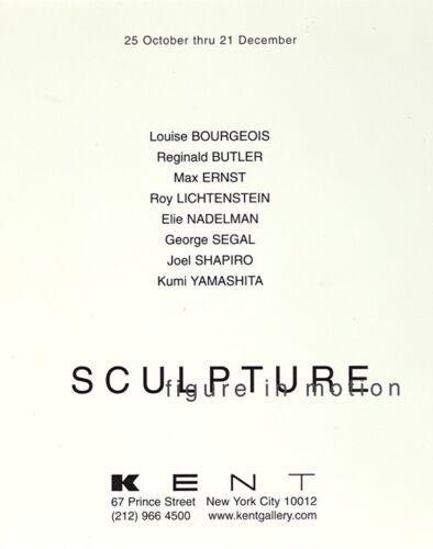 Sculpture: Figure In Motion - 2001 Art Announcement Card - Louise Bourgeois - Picture 6 of 6