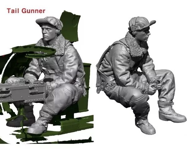 1/32 Legend Production WW2 US B-17 Tail Gunner #LF3224