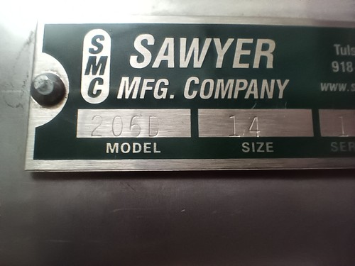 SAWYER SMC 206D - 14” Band for Band Type Pipe Beveling Machine