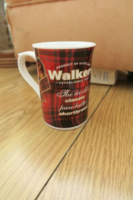 vintage walkers scottish tartan 100 years centenary biscuit mug 1998 vintage walkers scottish tartan 100 years centenary biscuit mug 1998