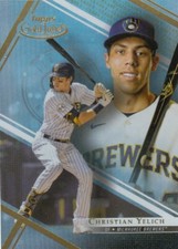 CHRISTIAN YELICH TOPPS GOLD LABEL BASE CLASS 2 BREWERS #72 2021 21