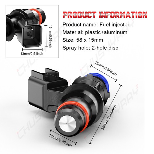 8Pcs Original Fuel Injectors For 99-07 Chevy Silverado GMC 4.8/5.3/6.0L 25317628 - Foto 2 di 12