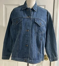 NEW VINTAGE GITANO WOMEN’S JEAN JACKET SIZE 22/24 WITH 4 FRONT POCKETS