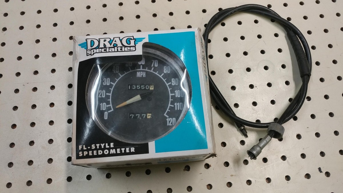 Drag Specialties DS-243893 FL-Style Speedometer | eBay