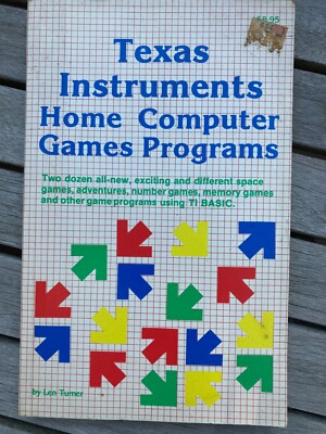 Texas Instruments 1984 Home Computer Games & Programs Paperback Copy
