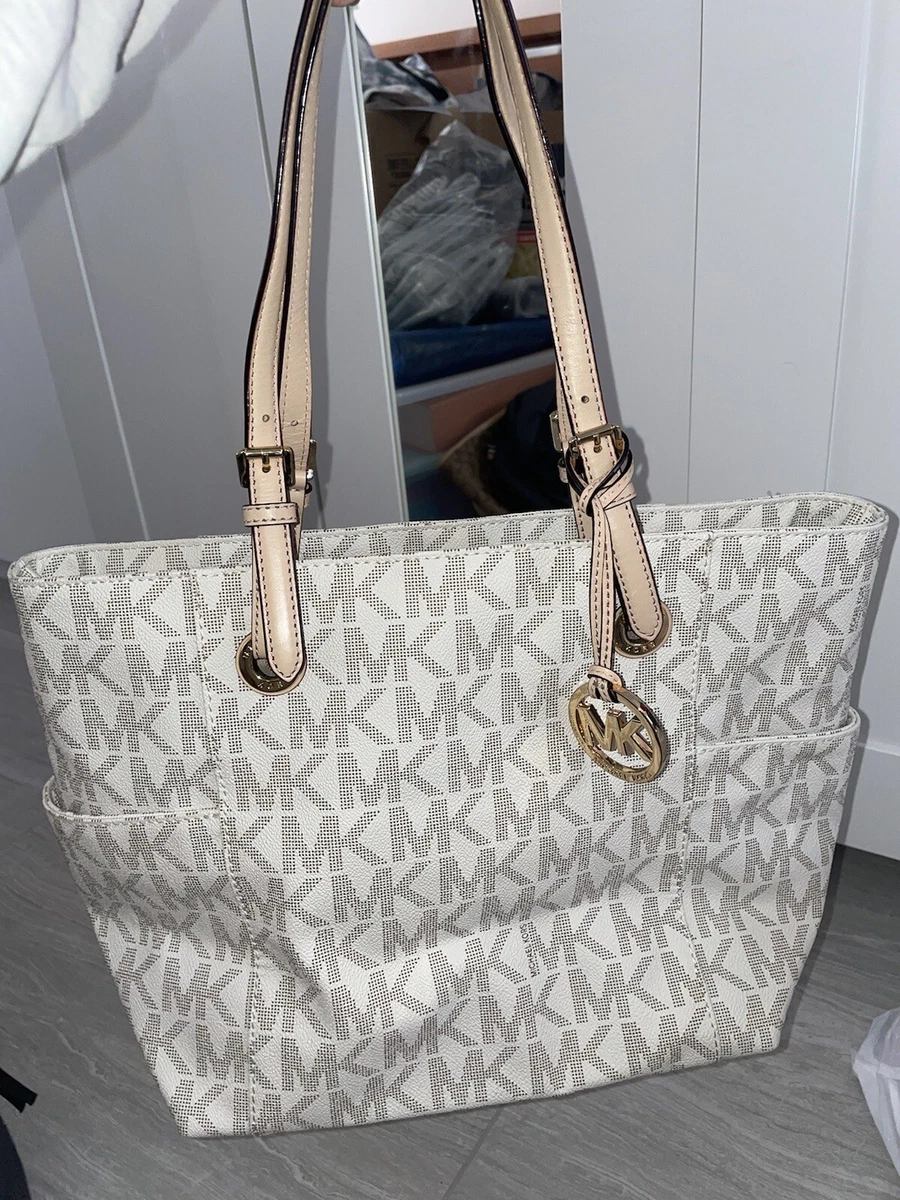 Totes bags Michael Michael Kors - Jet Set monogram bag with logo charm -  30S0GTTT1B252