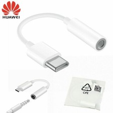 Huawei P30 Pro P20 Audio AUX Headphone Jack Adapter Cable USB-C To 3.5MM Genuine