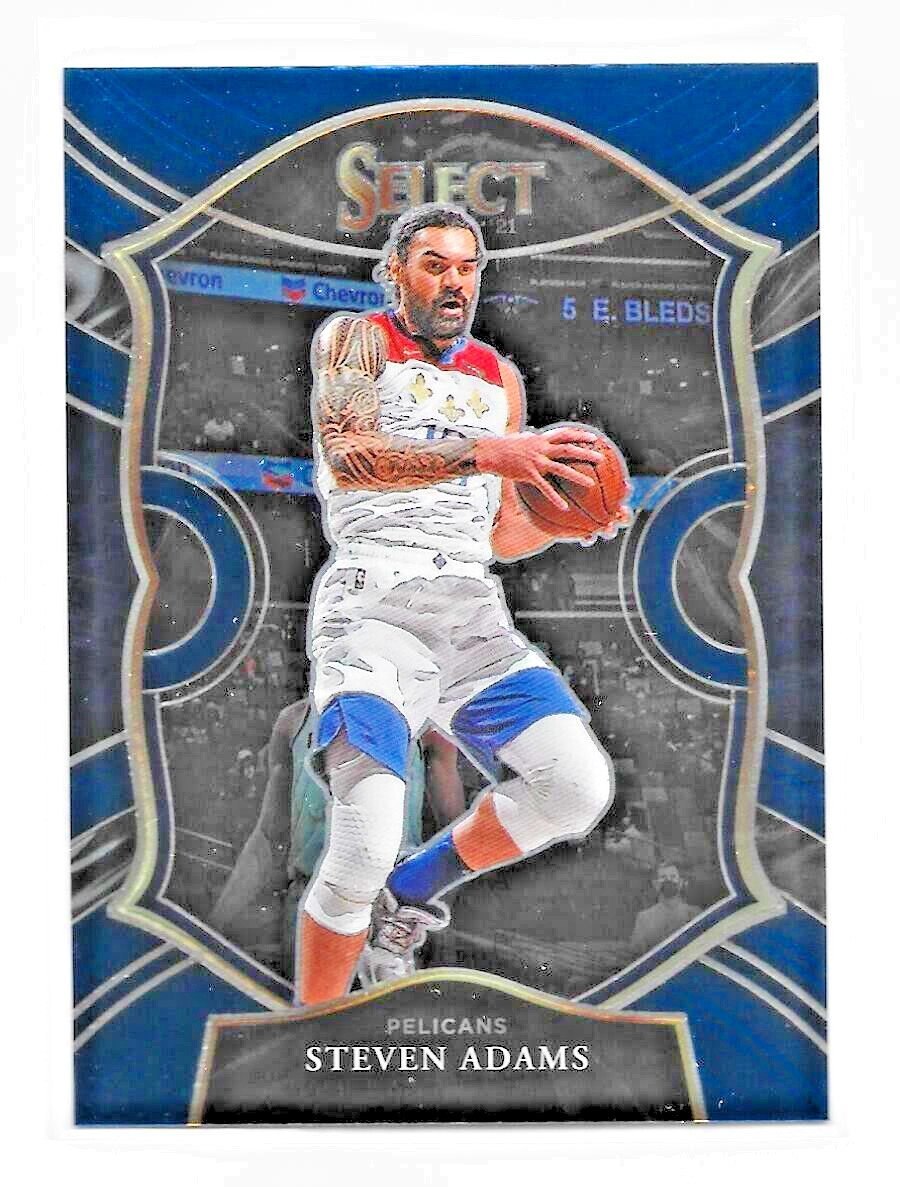 2020-21 Panini Select Blue Prizm #19 Steven Adams New Orleans Pelicans