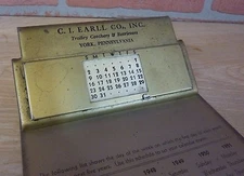 TROLLEY CATCHERS & RETRIEVERS YORK Pa C I EARLL Co Advertising Sign Clipboard