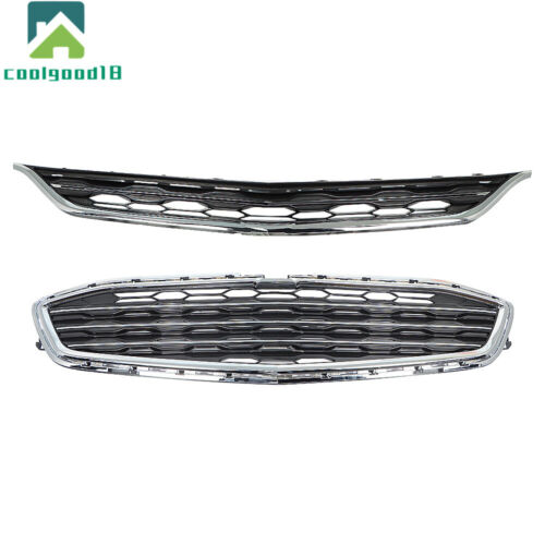 For 16-18 Chevrolet Malibu Replacement Front Grille Upper+Lower Chrome Plastic - Bild 2 von 15