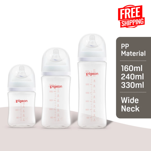 Pigeon SofTouch Wide-Neck BPP PP Nursing Bottle 160ml/240ml/330ml - Picture 2 of 16