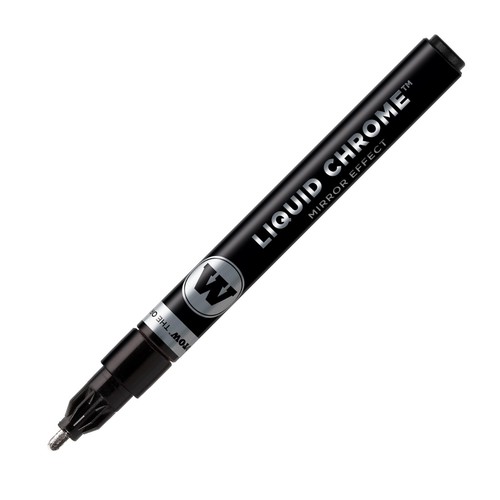 Molotow LIQUID CHROME | 1mm | 2mm | 3mm Calligraphy | 4mm | Twin - Picture 3 of 6