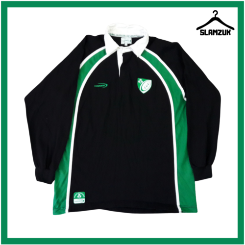 Ireland Rugby Polo Shirt Lansdowne XL Vintage Irish Jersey Rugby Union IRFU RR2