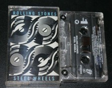 The Rolling Stones Steel Wheels Cassette Tape TESTED CT45333 1989