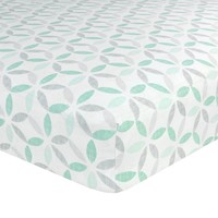 Just Born Cotton Fitted Crib Sheet, Tribeca Free Shipping Just Born Cotton Fitted Crib Sheet, Tribeca Free Shipping