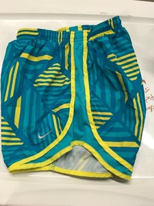 green nike tempo shorts