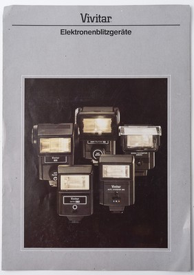 Vivitar Zeitschrift Elektronblitzgeräte zu Auto 215 Zoom Thyristor 2500 285