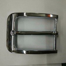 Zinc Alloy Pin Buckle for Men Women Leather Belt Spare Replacement 35mm Silver
