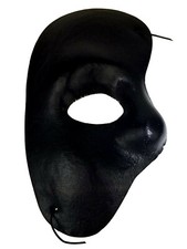 Black Phantom of The Opera Costume Masquerade Mask