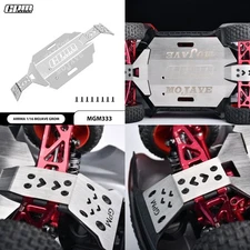GPM Steel Chassis Armor Bumper Bottom Guard for ARRMA 1/16 MOJAVE GROM 1mm