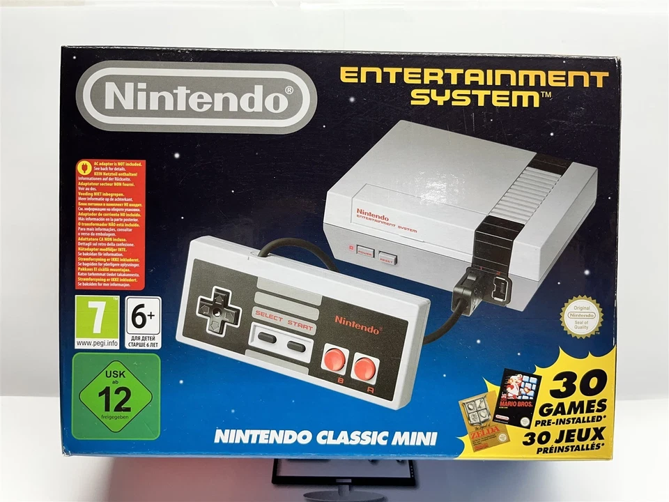 任天堂 NES 迷你经典版游戏机带 30 个内置游戏 PAL 区域全新带盒 — 第 4/4 张图片