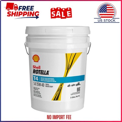 Shell ROTELLA T4 Triple Protection Diesel Conventional Engine Oil 15W-40
